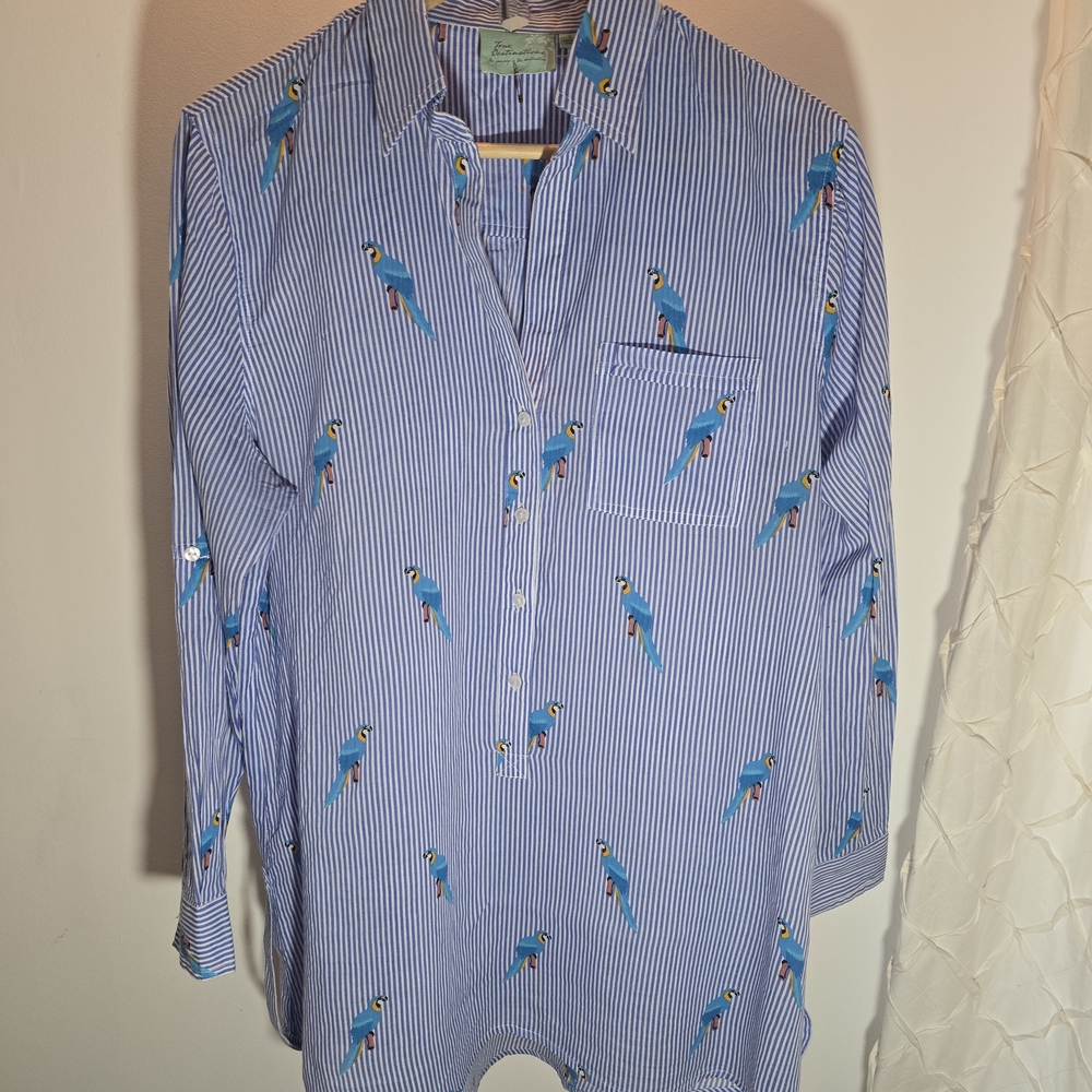 SAKS 5th AVENUE - TRUE DESTINATIONS Tunic - 100% Cotton - Made In INDIA